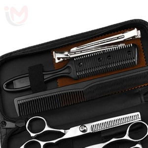 IMANS ENTERPRISES - Ensemble de ciseaux de barbier professionnels en acier inoxydable de 6 pouces - Couleur personnalisée - Outils capillaires durables de haute qualité - Product Image 3