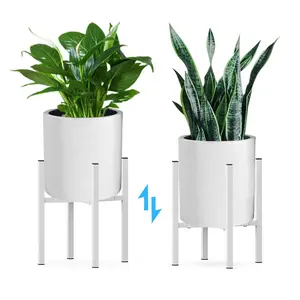 10 12 14 16 Verstelbare Groothandel Metalen Outdoor Hoek Indoor Grote Maat Grote Plant Stand Voor Plant Potten Stands