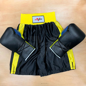 Pantalones Cortos de Boxeo de Alta Calidad al Mejor Precio, Diseña Tu Propio Logotipo, Pantalones Cortos de Boxeo Hechos a Medida - Product Image 3