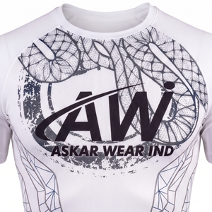 เสื้อแรชการ์ดแขนสั้นสำหรับผู้ชาย ยี่ห้อ Askar Wear ลายพิมพ์แบบ Sublimation แห้งเร็ว ผลิตจากโพลีเอสเตอร์ เหมาะสำหรับออกกำลังกาย ไซส์ผู้ใหญ่ - Product Image 2