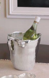 Plateau à huîtres et refroidisseur à vin en aluminium moulé, plateau de service pour fruits de mer en métal argenté, fait main, de qualité supérieure, pour hôtels - Product Image 3
