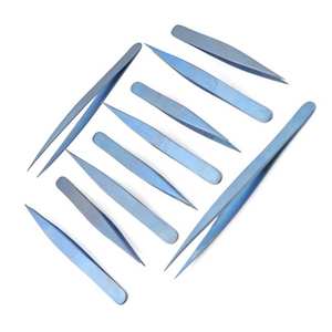 Ensemble de 10 pinces suisses à pointe pointue de 5 pouces, instrument chirurgical, forceps de précision en acier inoxydable avec étui de rangement - Product Image 6