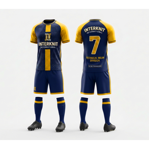 ชุดกีฬาเสื้อฟุตบอลแบบซับลิเมชันชุดเสื้อเจอร์ซีย์เล่นกีฬาระบายอากาศได้ดี - Product Image 1