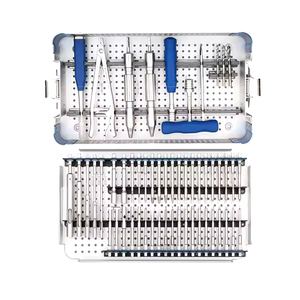 Kit professionnel de retrait de vis orthopédiques cassées en acier inoxydable durable pour chirurgie orthopédique manuelle, certifié CE, OEM - Product Image 4