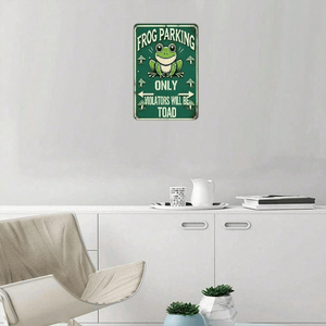 CIFbuy Divertente Insegna in Alluminio 12x18 Pollici TikTok per Servizio di Ritiro Temu, Insegna da Giardino 30.5x45.7cm - Product Image 1