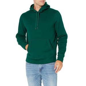Sudadera con Capucha para Hombre, Color Verde Bosque, Corte Regular, Informal, Tejido de Felpa, Diseño con Bolsillos, Ropa de Otoño - Product Image 6
