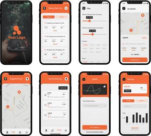 Application de livraison à la demande pour réserver, suivre, gérer et livrer des colis rapidement et en toute sécurité. - Product Image 4