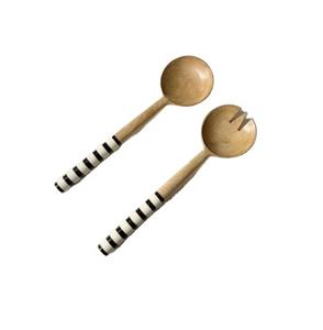 Cookware <b>Flatware</b> Sets Natural Wooden Cutlery Fork Set Top Quality Designer Handle Kitchen & Home Supplies Rice Serving Spoons - Product Image 1