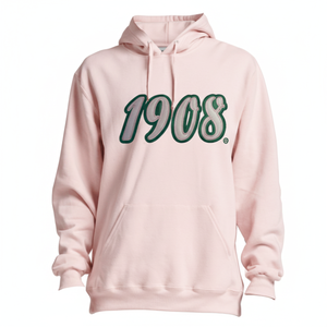 Sudadera con Capucha para Mujer, Corte Regular, con Logotipo Frontal Personalizado, Bordado Chenille Alpha Alpha 1908, Sudadera Ecológica de Felpa de Algodón - Product Image 1