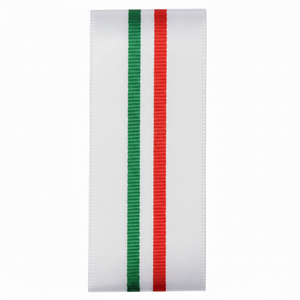 Ruban cérémonial blanc personnalisé, largeur sur mesure, tresse décorative pour vêtements formels, embellissement, ruban cérémonial - Product Image 1