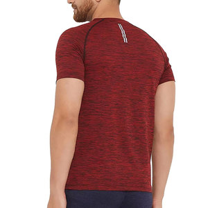 T-shirt de sport personnalisé pour homme, séchage rapide, avec logo, 100% coton, t-shirts pour homme, t-shirts à col rond, t-shirts amples et surdimensionnés - Product Image 2