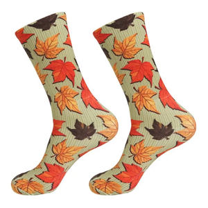 Chaussettes ras du cou personnalisées à motifs vibrants, en mélange de coton doux et extensible, pour le streetwear et les cadeaux - Product Image 2