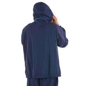 Conjunto de chándal de nailon unisex de alta calidad OEM personalizado con media cremallera, cortavientos oversize en blanco para hombre - Product Image 3
