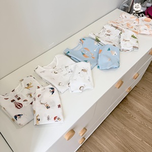 Ensemble de vêtements pour enfants, vêtements pour garçons et filles, légers et doux, vêtements d'été fabriqués au Vietnam, toucher ultra-doux - Product Image 4