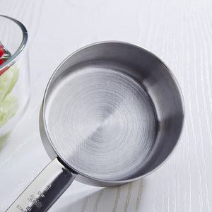 Bold Blossom High Quality Automatic 304 Stainless Steel <b>Measuring</b> <b>Spoons</b>-250ml Capacity Short Handle Modern Design Coffee Scoops - Product Image 5