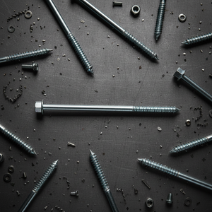 Tornillos hexagonales para techos con rosca parcial, galvanizados en zinc - Fijaciones de acero al carbono de alta calidad con certificación BIS - Product Image 4