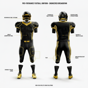 Solid Plain Color Breathable Quick Dry American Football Uniform <b>Set</b> Breathable Impact Protection Training Team Sports Jersey - Product Image 2