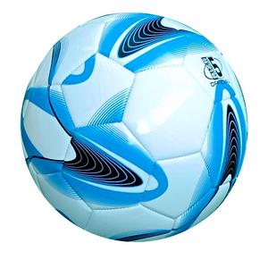 Balón de Entrenamiento de Fútbol para Adultos SIWIJAS BB07 Azul y Blanco de Cuero PU para Clubes Deportivos Escolares - Embalaje Cosido para Todas las Estaciones - Product Image 1