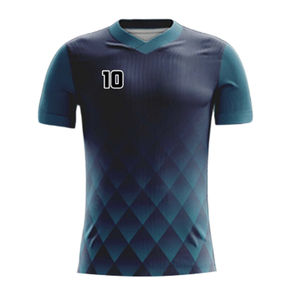 Último Diseño, Jersey de Fútbol Corto de Verano Unisex para Adultos, Impresión Digital Personalizada, 100% Transpirable, de Secado Rápido y Material Ecológico - Product Image 3