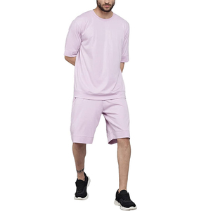 Ensemble deux pièces décontracté pour homme 2026, en tissu éponge uni 100 % coton, séchage rapide, personnalisable, qualité supérieure, fabriqué au Pakistan - Product Image 4