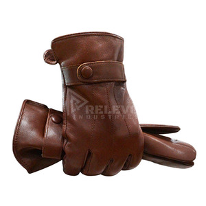Gants en cuir véritable 160g personnalisés avec logo, unisexes, chauds, respirants, à séchage rapide, en peau d'agneau de qualité supérieure, thermiques, pour tous les usages. - Product Image 6