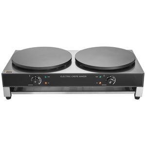 Máquina para Hacer Crepas Eléctrica de 3400W, Plancha Doble de 16 Pulgadas, Comercial, Antiadherente, de Acero Inoxidable para Crepas y Panqueques - Product Image 3