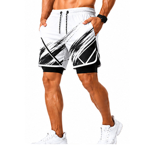 Custom Casual Eco-Friendly Mens Surf <b>Swimming</b> <b>Shorts</b> Waterproof <b>Zip</b> <b>Pockets</b> Quick Dry Breathable Windproof Spandex/Polyester - Product Image 4