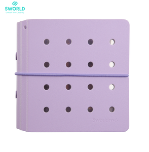 Sworld Wholesale Factory BC4223 DIY Loose Leaf Card Book 20 Pockets Steel Binder with Charm Decoration - Product Image 2