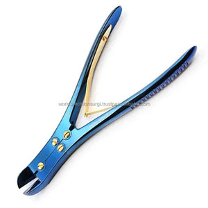 Coupe-fil chirurgical orthopédique manuel à double action en carbure de tungstène, instrument de coupe composé pour usage hospitalier et clinique - Product Image 4