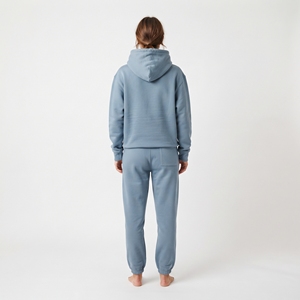 Conjunto Deportivo de Invierno para Mujer, de Color Sólido, Sudadera con Capucha y Pantalones Deportivos, Ropa Casual de Calle, Conjunto de Dos Piezas, Venta al Por Mayor - Product Image 6