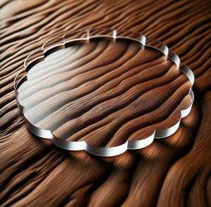 Acrylic <b>Coasters</b> Set Clear Transparent <b>Drink</b> <b>Coasters</b> Waterproof Table Protection Modern Anti Slip <b>Coasters</b> for Home Office - Product Image 3