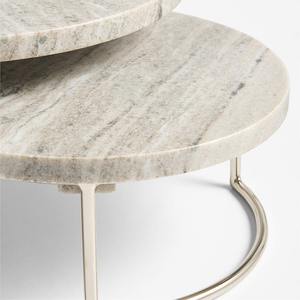 Moderno Soporte para Tartas con Base de Mármol y Marcos Metálicos Plateados, Exhibidor de Lujo para Buffet, Ideal para Hoteles, Catering y Eventos - Product Image 3