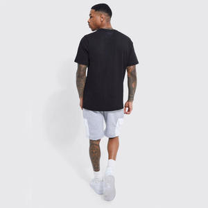 T-shirt décontracté ample et uni pour homme, 100 % coton, imprimé vintage, collection été 2026 – Meilleure vente - Product Image 6