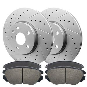 Disco Freno Anteriore Aimco 7 con Fori Traforati FMSI D1421 Compatibile con Modelli F85 Grand Prix Monte Carlo Premium Omega Nova - Product Image 1
