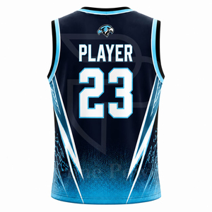 Camiseta de Baloncesto Profesional, Uniforme de Equipo Personalizado, Ropa Deportiva Transpirable, 100% Poliéster, Impresión por Sublimación - Product Image 2