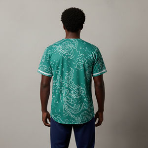 Camiseta de Béisbol de Manga Corta para Hombre, Talla Grande, Sublimada, 100% Poliéster, Transpirable, de Secado Rápido, Personalizada, Venta Caliente 2026 - Product Image 6