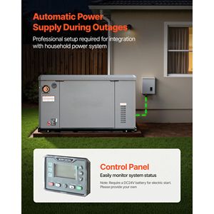 "Whole Home Backup <b>Generator</b> 22Kw LPG Dual Fuel 20Kw Max Power Natural <b>Gas</b>" - Product Image 6