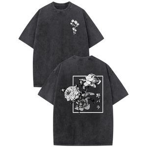 เสื้อยืดพิมพ์ลายพรีเมียมแบบฟอกกรดสำหรับผู้ชาย ผ้าฝ้ายสโตนวอช สตรีทแวร์ โรงงานผลิตเสื้อผ้าตามสั่ง ผู้ผลิตเสื้อผ้าแบบกำหนดเอง - Product Image 1