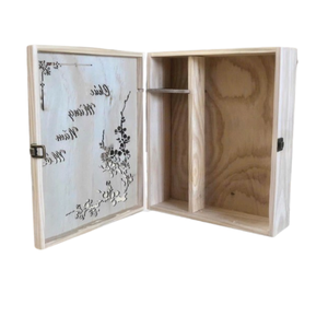 Cajas de regalo de madera maciza rectangulares cuadradas personalizadas elegantes soluciones de embalaje Premium con varios diseños listas para enviar - Product Image 3