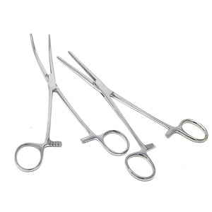 Instrumentos Quirúrgicos de Acero Inoxidable de Alta Calidad, Porta Agujas de Sutura, Pinzas Porta Agujas Hegar con Tijeras de 17 cm, Pakistán - Product Image 2