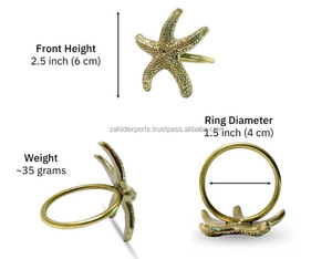 Decoración de Mesa y Accesorios, Servilletero de Aluminio con Forma de Flor para Fiestas, Anillo para Servilletas de Metal - Product Image 6