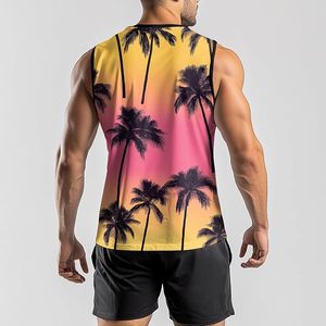 <b>Men</b>’s Premium Bodybuilding <b>Stringer</b> Tank Top Deep Side Cut Stretch Fabric Breathable Gym Workout Fitness Training Sports <b>Vest</b> - Product Image 2