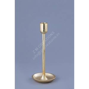 Support de bougie en métal doré de haute qualité, design moderne, pour la décoration de table de mariage, de Noël ou du festival Diwali. - Product Image 1