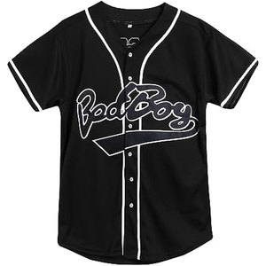 Customize Embroidery Baseball Jersey Style Shirt Wholesale Baseball Jersey Sewing Pattern <b>Mens</b> <b>Pullover</b> Youth Size For Baby - Product Image 1
