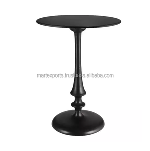 Mesa auxiliar de metal moderna rústica Mesa auxiliar de metal martillado con estilo para dormitorio Sala de estar Oficina y espacios de hotel - Product Image 6