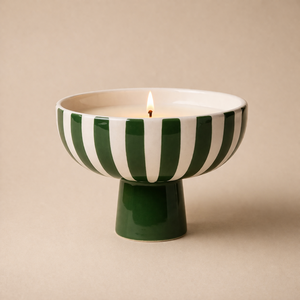 Yellow Glaze Ceramic <b>Candle</b> Vessel Wide Bowl Thick Durable Heat Resistant Smooth Finish Single <b>Wick</b> Luxury Home Decor - Product Image 6