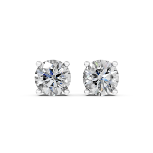Boucles d'oreilles en or massif 14K 9K 10K 18K avec diamants de laboratoire certifiés IGI, fabricant de bijoux fins éthiques RJC ODM OEM, vente en gros EA501918 - Product Image 1