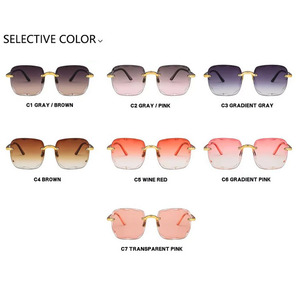 Women's Sun Protection Outdoor UV400 Fashion <b>Sunglasses</b> <b>Retro</b> Style Customized Pulinsi 98010-1 - Product Image 4