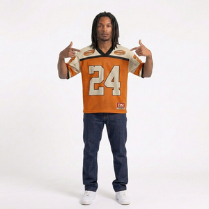 Boxy Fit <b>Streetwear</b> Drop Shoulder Tee Cropped Jersey Men <b>90s</b> Vintage Mens Jersey Y2k Shirts Graphic Tees Football Soccer Jersey - Product Image 4