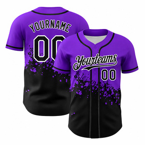 Camisetas de Béisbol Personalizadas de Primera Calidad, Sublimadas, de Secado Rápido, Transpirables, 100% Poliéster, Unisex, Camiseta Deportiva Corta - Product Image 5